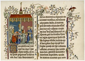 Images Dated 15th September 2007: Two bible scenes, late 14th century