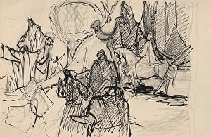 Magi Prints: Biblical scene, 1940-1944. Creator: Jan Novak