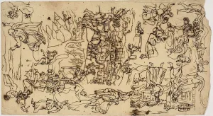 Bresdin Rodolphe Prints: Biblical Scenes, n. d. Creator: Rodolphe Bresdin