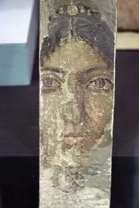 Mummy Prints: Bibliotheka Alexandrina, Alexandria, Egypt, 2007. Creator: Ethel Davies