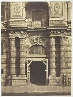Bisson Brothers Gallery: Bibliothèque Imperial du Louvre, Paris, 1854. Creators: Bisson Frères
