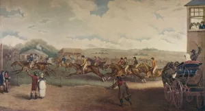Walter Shaw Sparrow Prints: The Bibury Meeting, early 19th century, (1922). Artist: C Turner