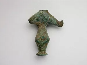 8th Century Bc Gallery: Biconical Bead with Bird, Geometric Period (800-700 BCE). Creator: Unknown