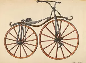 Bikes Collection: Bicycle, 1935 / 1942. Creator: John Cutting