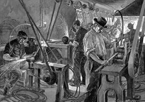 Bicycle manufacture, France, 1896
