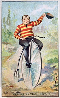 Images Dated 21st March 2007: Bicycle race, c1900
