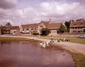 Peaceful Prints: Biddestone, Wiltshire, c1955. Creator: Arthur Charles Kirby Ware