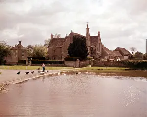 Peaceful Prints: Biddestone, Wiltshire, c1955. Creator: Arthur Charles Kirby Ware