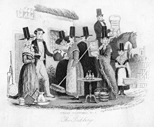 The Bidding, 19th century. Artist: Newman & Co