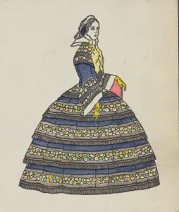 Biedermeier Fashion, 1908. Creator: Urban Janke
