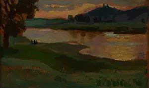 Jan Stanislawski Prints: Bielany at Dusk, 1905. Creator: Jan Stanislawski