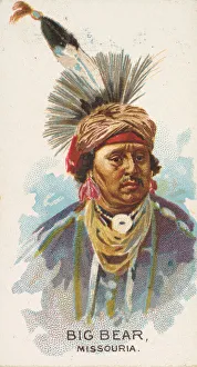 Big Bear, Missouria, from the American Indian Chiefs series (N2) for Allen &