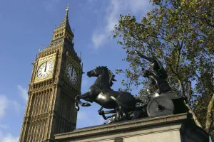 Boedicea Gallery: Big Ben stopped, Palace of Westminster, London, 2005