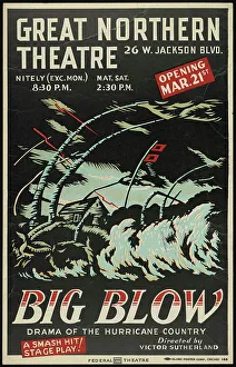 Hurricane Prints: Big Blow, Chicago, [193-]. Creator: Unknown