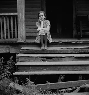 Dilapidated Prints: What was once the Big House is now occupied by a family