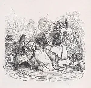 Ranger Pierre Jean De Prints: The Big Orgy from The Complete Works of Beranger, 1836
