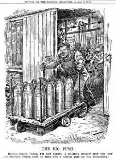 Trolley Gallery: The Big Push, 1916. Artist: Leonard Raven-Hill