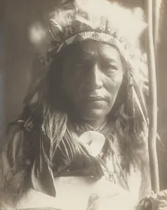 Big Road (Chanckin Tan-Ka), 1907. Creator: Edward Sheriff Curtis