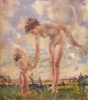 Sims Collection: The Big Sister, c20th century. Artist: Charles Sims
