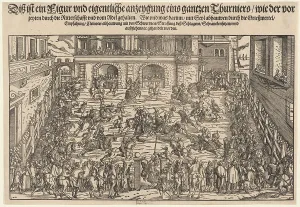The big tournament in Vienna, 1565. Creator: Amman, Jost (1539-1591)