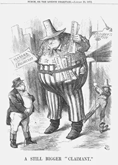 Alabama Collection: A Still Bigger Claimant, 1872. Artist: Joseph Swain
