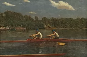 Rowing Gallery: The Biglin Brothers Racing, 1872. Creator: Thomas Eakins