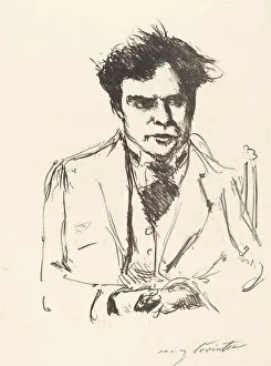 Bildnis Joseph Schwarz (Portrait of Joseph Schwarz), 1916. Creator: Lovis Corinth