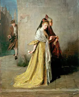 1869 Prints: The Billet-Doux, 1869. Creator: Thomas Alexander Ferguson Graham