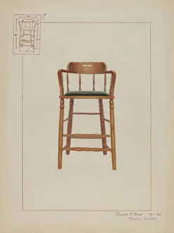 Billiard Chair, c. 1937. Creator: Vincent P. Rosel