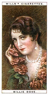 Images Dated 9th August 2007: Billie Dove (1903-1997), American actress, 1928.Artist: WD & HO Wills