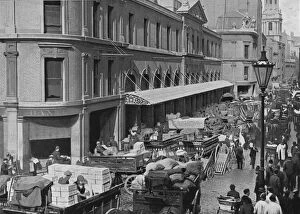 Billingsgate Market, City of London, c1900 (1911). Artist: Pictorial Agency