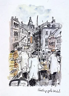 Billingsgate Prints: Billingsgate Market, London, c1962