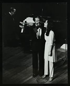 Tucker Prints: Billy Eckstine on stage with his daughter Gina at the Forum Theatre