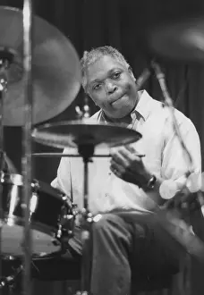 Drummer Prints: Billy Hart, North Sea Jazz Festival, Netherlands, 1993. Creator: Brian Foskett