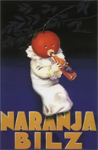 Mauzan Prints: Bilz orange, 1929. Creator: Mauzan, Achille (1883-1952)