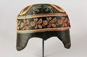 Floral Design Collection: Bind cap, 1775-1799. Creator: Unknown