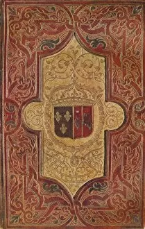 Duke Of Anjou Gallery: Binding with arms of Henry III, c1585 (1947)