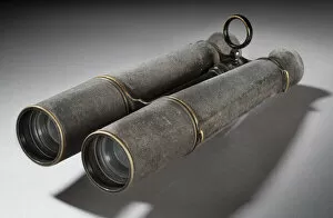 Balloon Collection: Binoculars used by Thaddeus S. C. Lowe, 1860s. Creator: Unknown