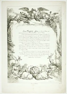 Huet Jean Baptiste I Prints: Biography Page from Oeuvres de J. B. Huet, 1796–99. Creator: Jean Baptiste Marie Huet