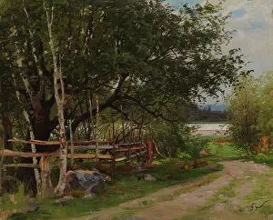 Fanny Maria Churberg Prints: Birch Pasture, 1880. Creator: Fanny Churberg
