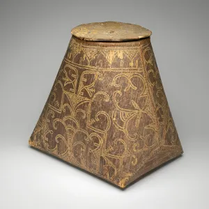 Amerindian Gallery: Birchbark Pail, c. 1760. Creator: Unknown