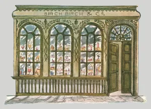 Sweets Prints: Birchs shop front, City of London, (1928). Creator: Unknown