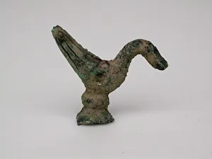 8th Century Bc Prints: Bird on Broken Stand, Geometric Period (early 7th century BCE). Creator: Unknown