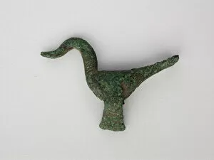 8th Century Bc Gallery: Bird with Flat Legs, Geometric Period (800-600 BCE). Creator: Unknown