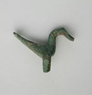 8th Century Bc Gallery: Bird with Flat Tail, Geometric Period (800-600 BCE). Creator: Unknown