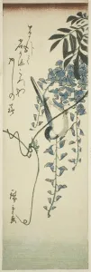 Bird and wisteria, n. d. Creator: Ando Hiroshige