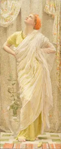 Hands On Hips Prints: Birds (also known as Canaries). Creator: Albert Joseph Moore