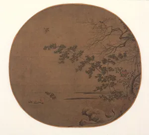 1127 1279 Prints: Birds on an Autumn Inlet, c. 1200. Creator: Unknown