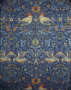 Birds. Decorative fabric, 1878. Creator: Morris, William (1834-1896)