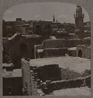 Bird's-eye view of Lydda, c1900